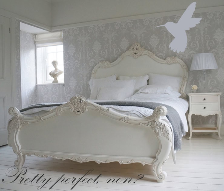 10 Really Fascinating White Bedroom Designs In French Style