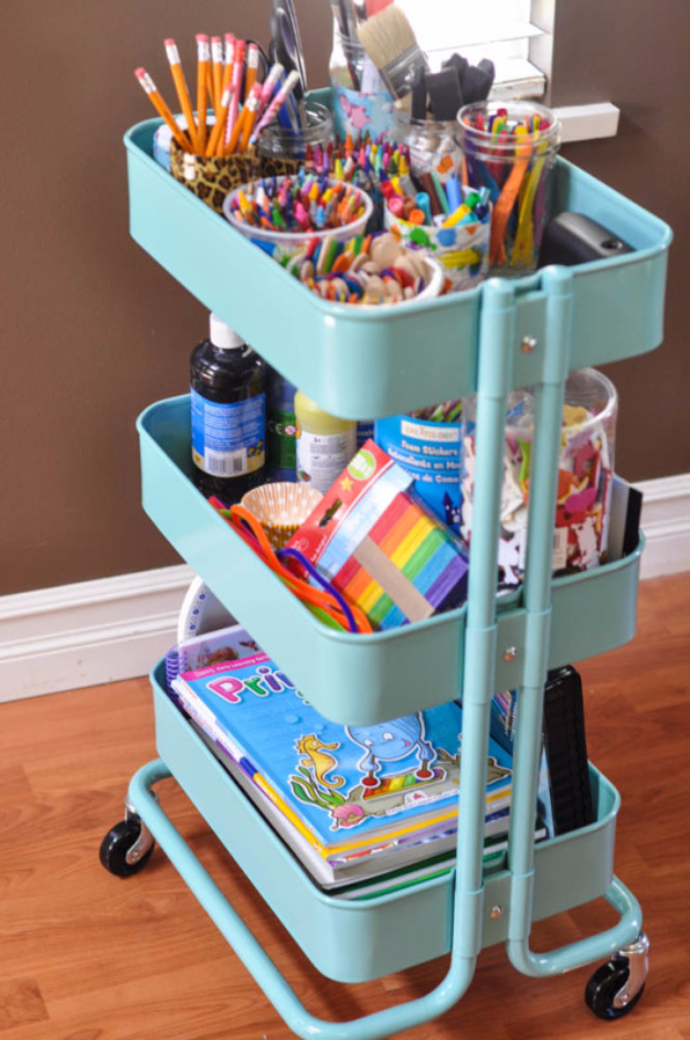15 Creative DIY Organizing Ideas For Your Kids' Room