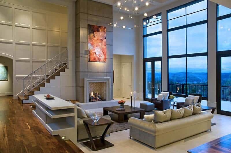 The 18 Prettiest Living Rooms With Glass Walls That You Have Ever Seen