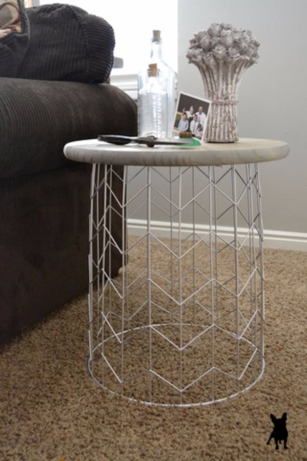 15 Clever DIY End Table Ideas That Anyone Can Craft