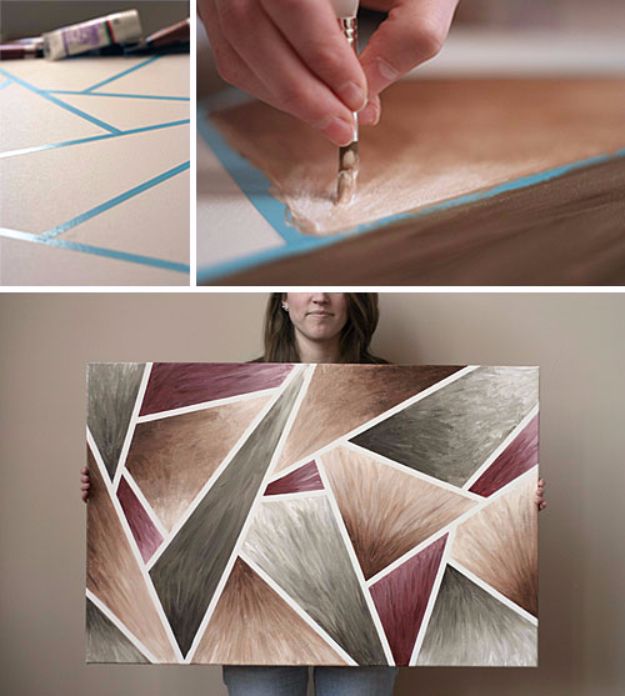 Diy Canvas Painting Ideas For Living Room / 35 Creative DIY Wall Art