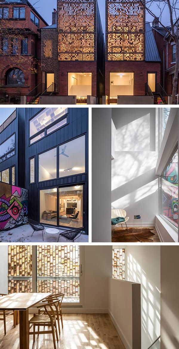 Double Duplex by BatayCsorba Architects in Toronto, Canada