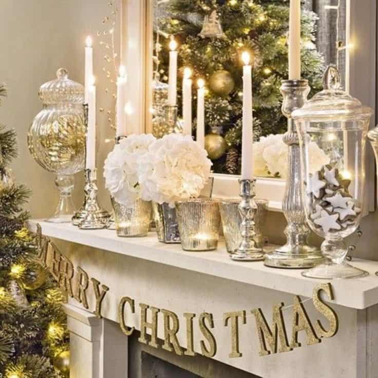 Decorate The Home In Gold And Silver For Chic Festive Atmosphere