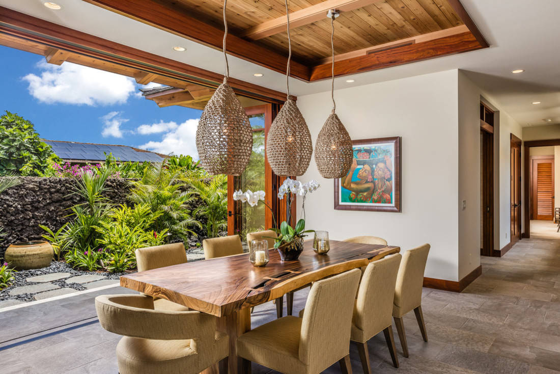 tropical dining room chandelier