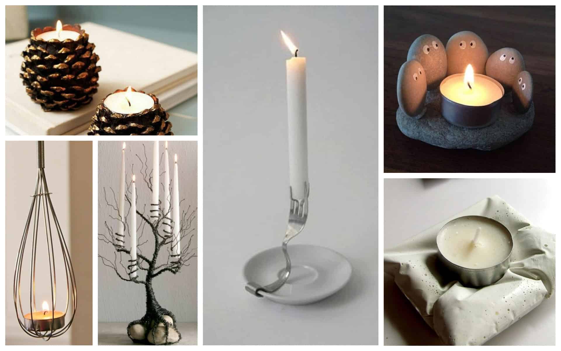 18 Cool DIY Candle Holders To Add Personal Seal In Your Home Decor