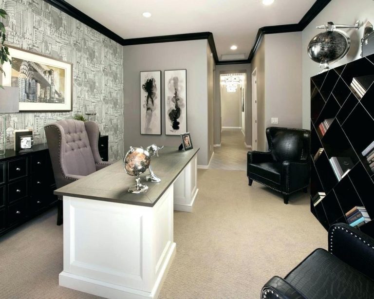 17 Timeless Ideas To Decorate Grey Home Office