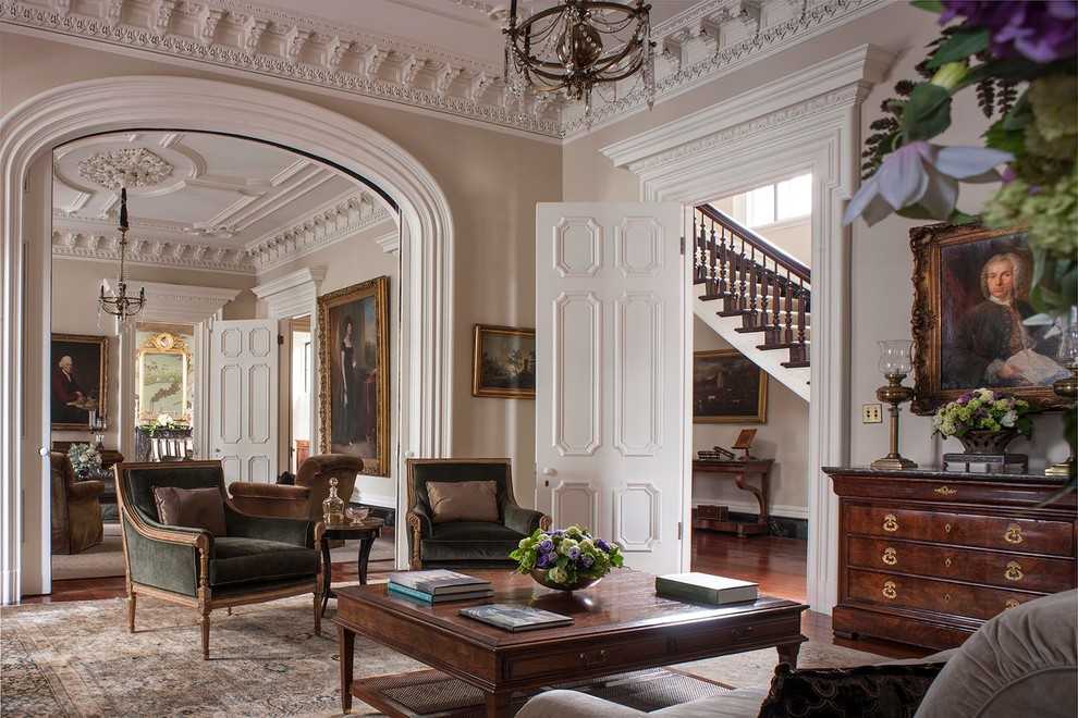 american victorian living room