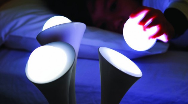 Glowing Nightlight Lamp with Removable Glow Balls