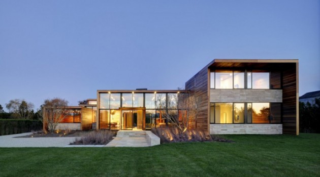 Amazing Transparent House by Bates Masi Architects