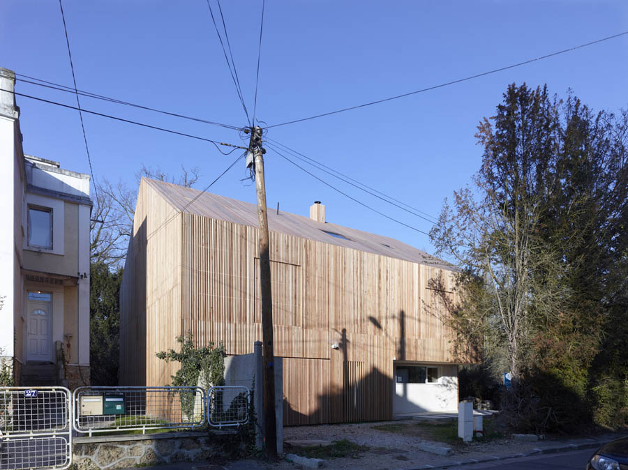 House 2G by Avenier Cornejo Architectes in Orsay, France