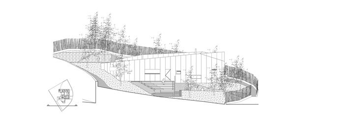 House Among Pines – An Unitary Space that Uses Forest as its Garden