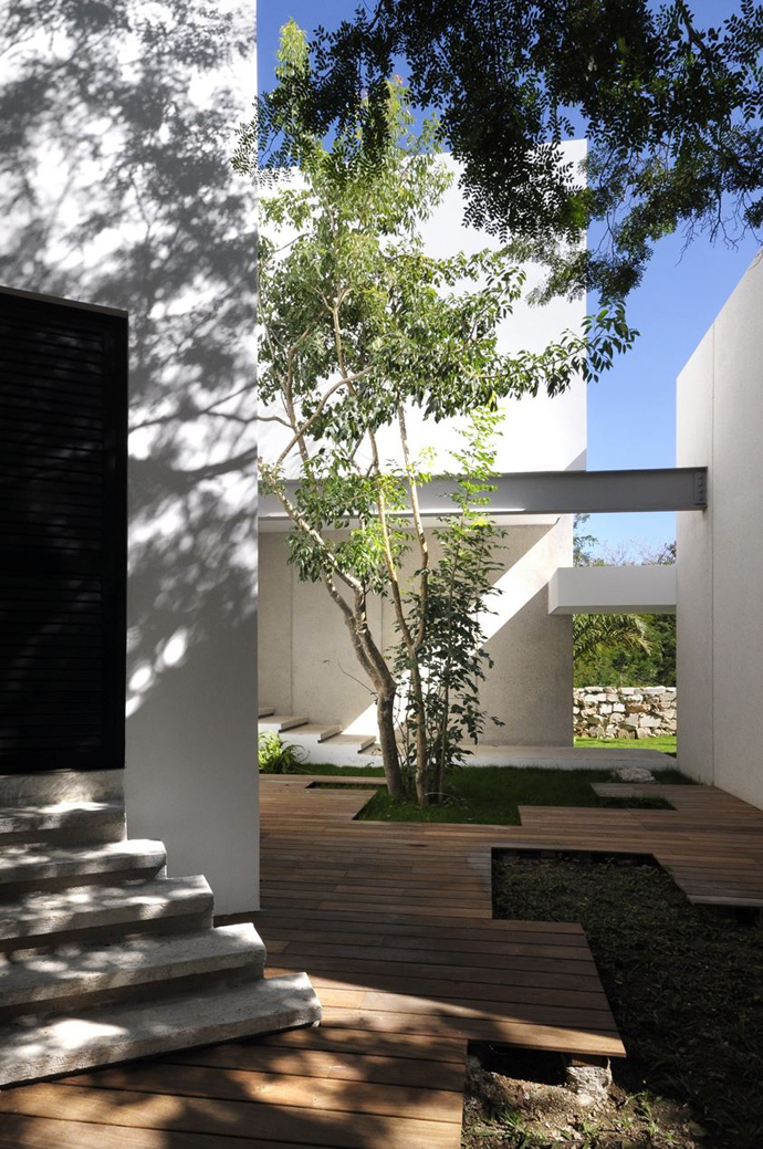 Contemporary House Among Trees by Muñoz Arquitectos Asociados