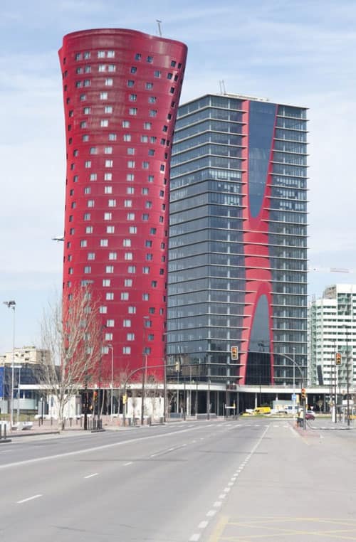 Porta Fira Towers in Barcelona, Spain – Toyo Ito (ITO AA) andFermín Vázquez (b720 Arquitectos)
