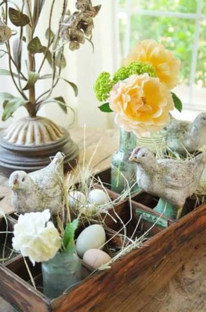 29 Ideas for Rustic Easter Décor