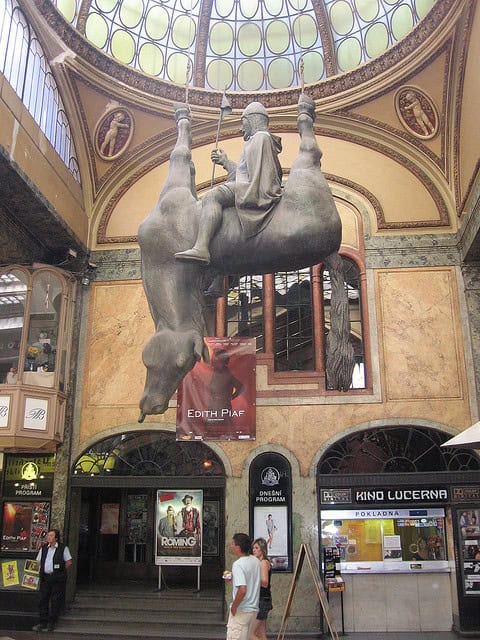 2. Statue of St. Wenceslas riding a dead horse, Prague, Czech Republic 2. Statue of St. Wenceslas riding a dead horse, Prague, Czech Republic