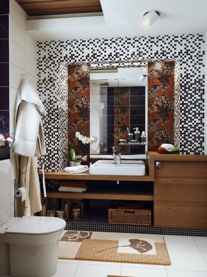 How to decorate small space bathrooms