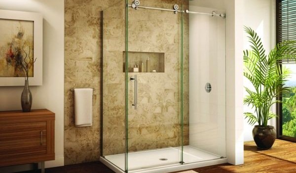 Modern Bathroom: Perfect Sliding Door For Your Shower