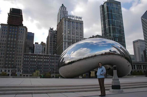38. Cloud Gate, Chicago, USA 38. Cloud Gate, Chicago, USA