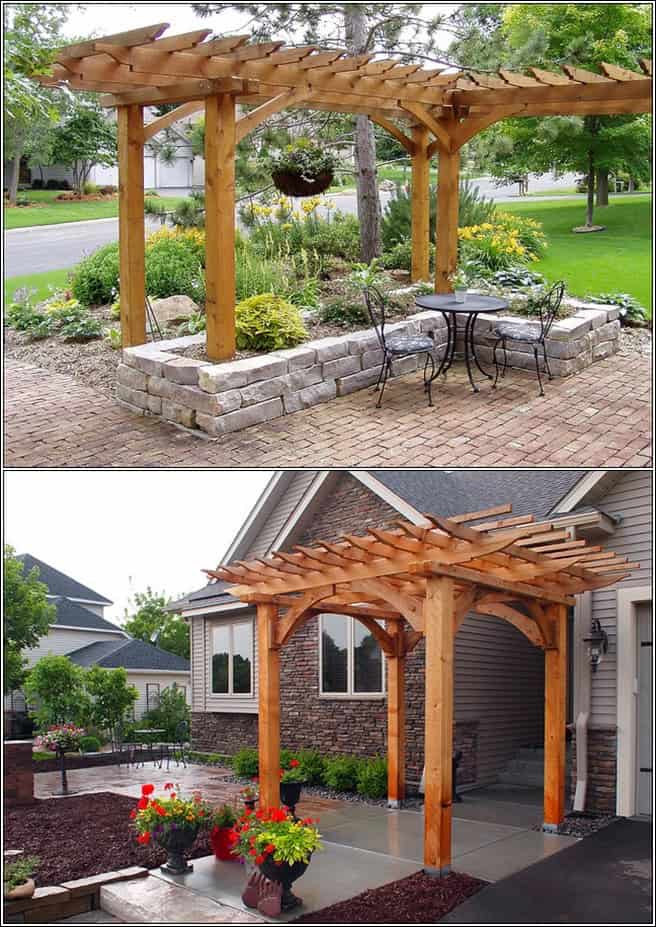 Magnify The Adorableness of Your Outdoor Area With A Pergola Above.