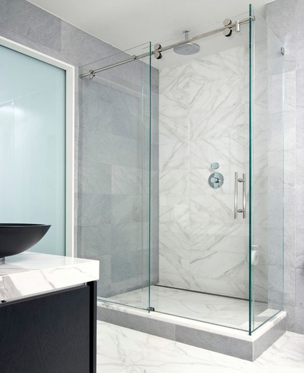 Modern Bathroom Perfect Sliding Door For Your Shower