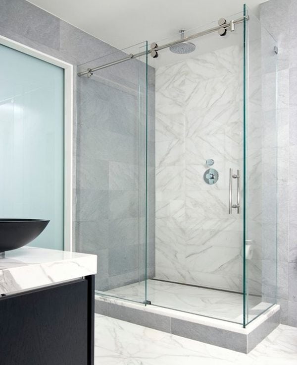 Modern Bathroom: Perfect Sliding Door For Your Shower