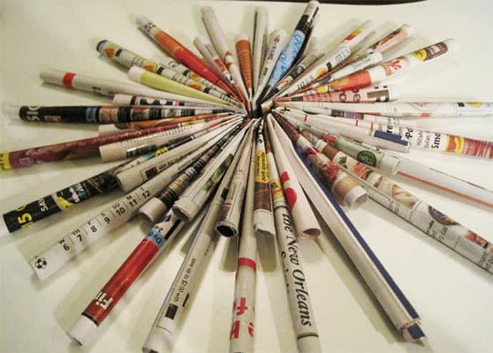 DIY Ideas: Best Recycled Magazines Projects CLOCK-ArchitectureArtDesigns (4)