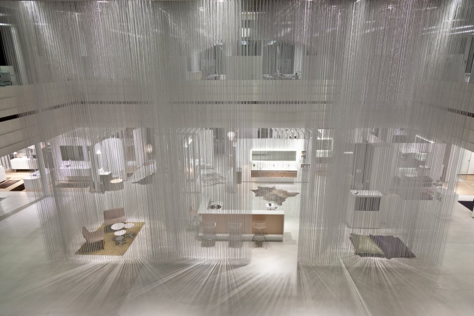 Rain-like curtains by KriskaDECOR