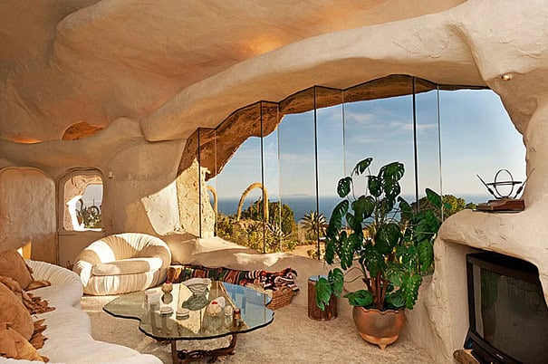 Dick Clark’s Flintstones Inspired Home in Malibu