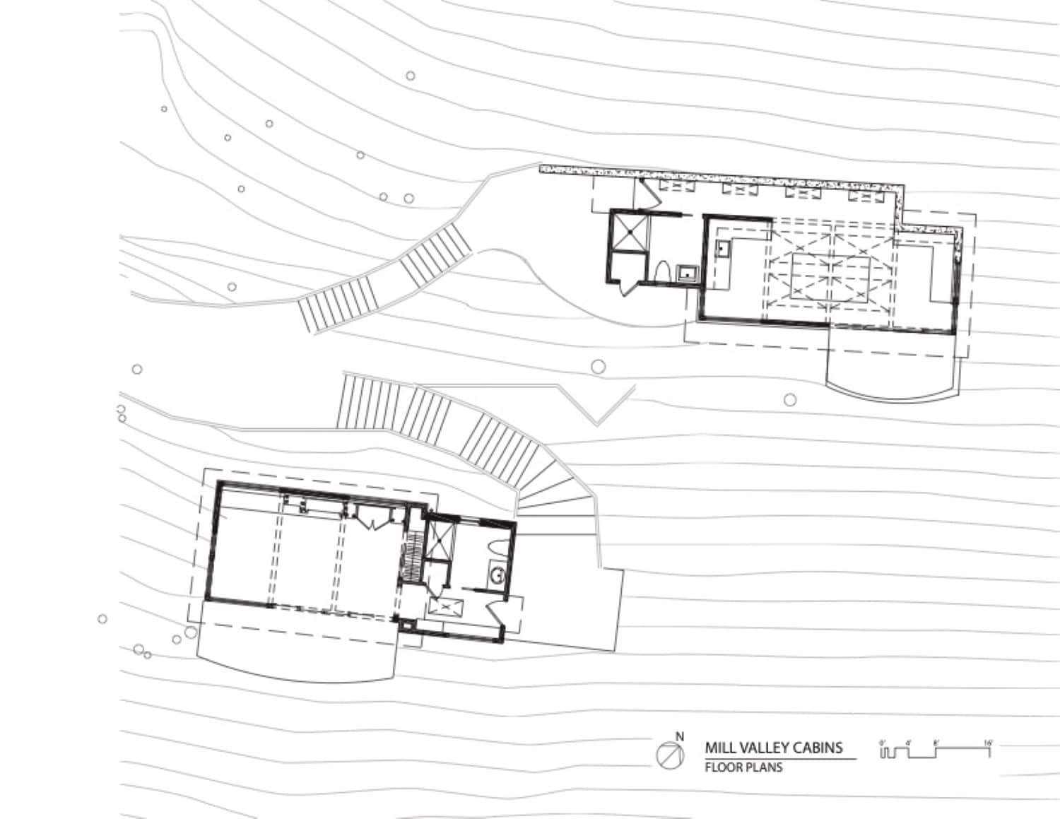 Mill Valley Cabins by Feldman Architecture: Modern Cabins Nestled in the California Hills
