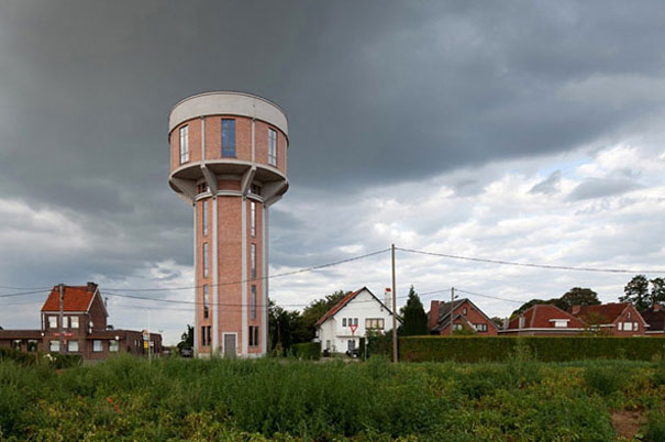Old Water Tower Transformed into a Modern Living Space
