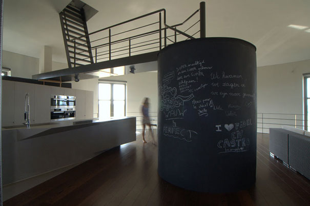 Old Water Tower Transformed into a Modern Living Space
