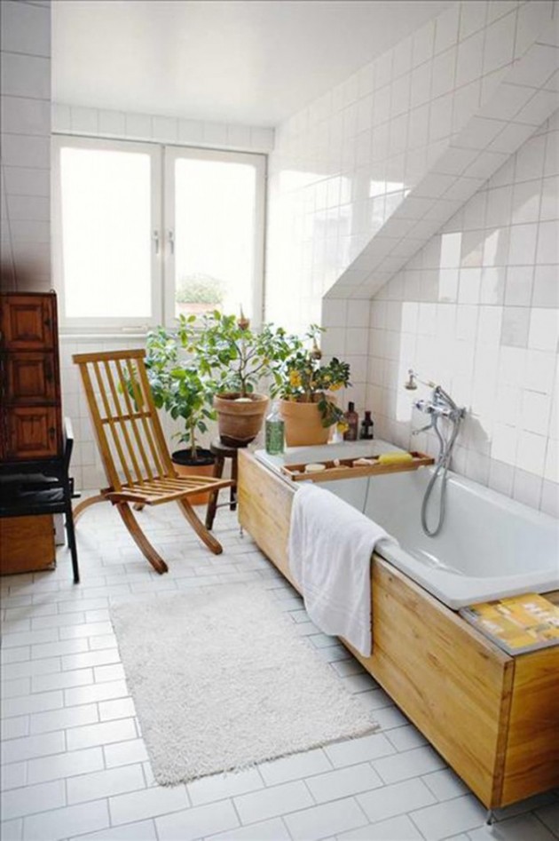 48 Bathroom Interior Ideas With Flowers And Plants - Ideal ...