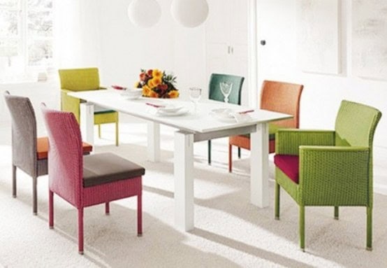 Wonderful Dining Room Decorations Inspired By Colors Of Spring