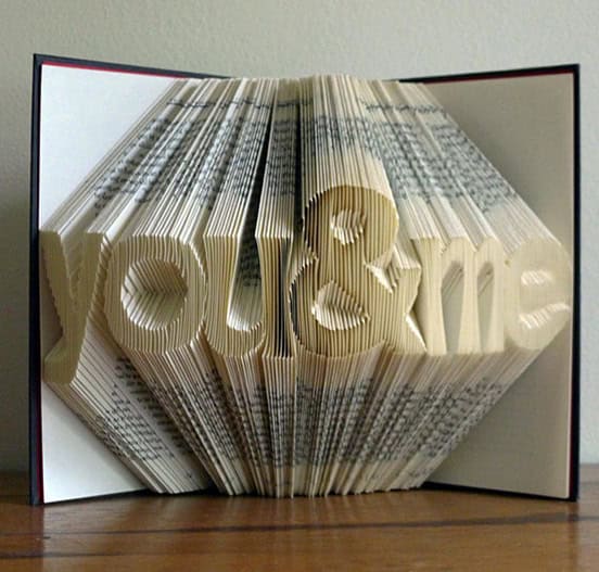 Amazingly Creative Sculptures On Folded Book Paper Art