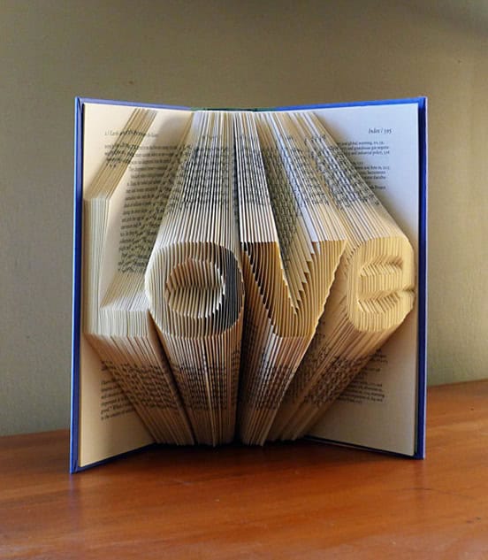 Amazingly Creative Sculptures On Folded Book Paper Art