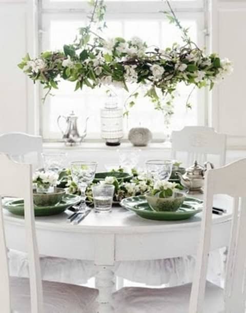 Wonderful Dining Room Decorations Inspired By Colors Of Spring