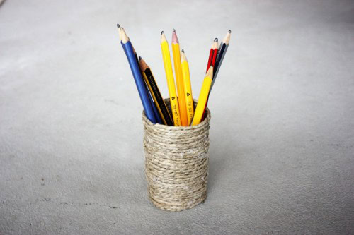 15 DIY Ideas: Make Your Own Pencil Holders