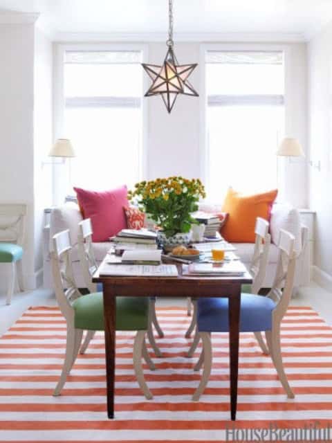 Wonderful Dining Room Decorations Inspired By Colors Of Spring