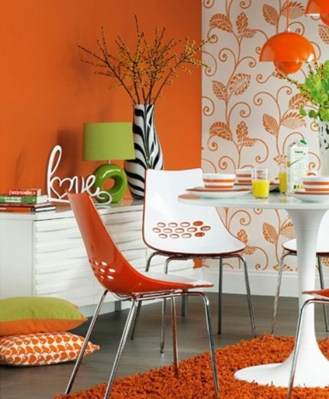 Wonderful Dining Room Decorations Inspired By Colors Of Spring