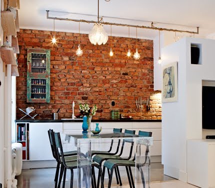 60 Elegant Modern And Classy Interiors With Brick Walls Exposed - Exposed Brick Wall Interior Design
