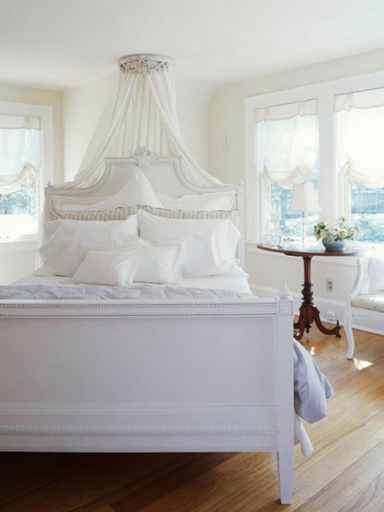 45 "All In White" Interior Design Ideas For Bedrooms