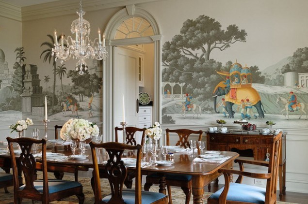 Classic-Wall-Murals-in-Dining-Rooms