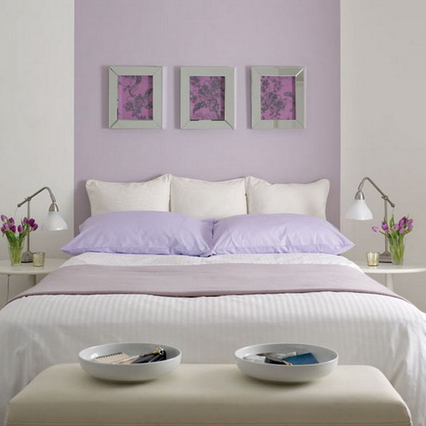 19 Purple and white bedroom combination ideas
