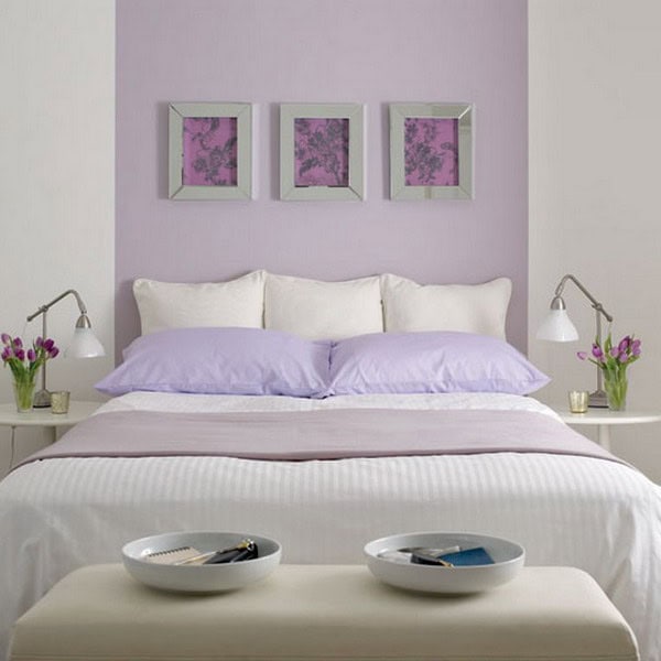19 Purple and white bedroom combination ideas