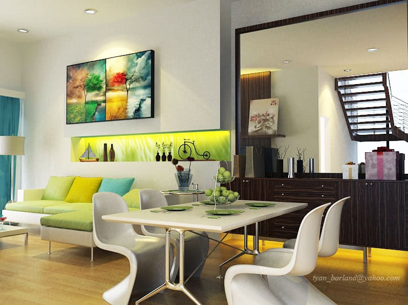 15 apartments with vivid colors (1)