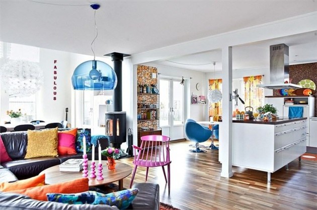 15 Apartments with Vivid Colors