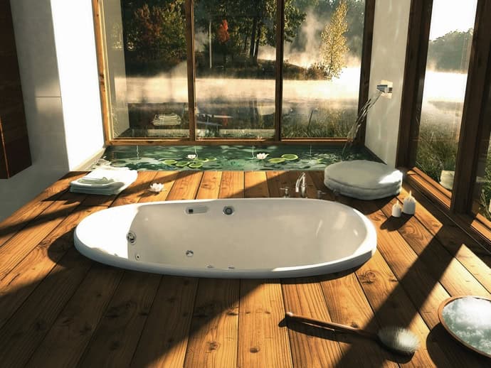 37 Amazing Bathroom Designs That Fused with Nature