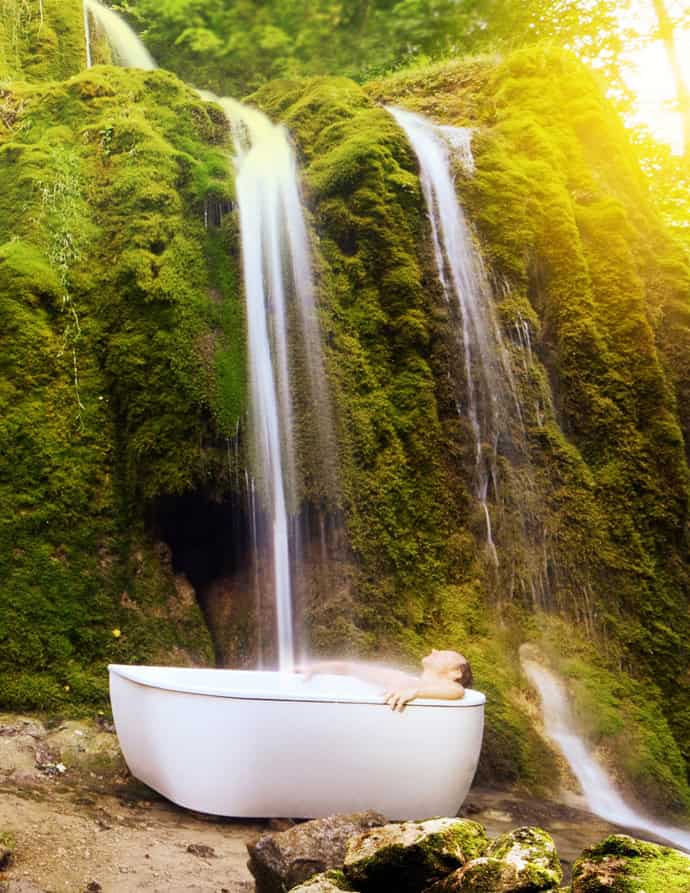 37 Amazing Bathroom Designs That Fused with Nature