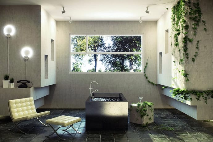 37 Amazing Bathroom Designs That Fused with Nature