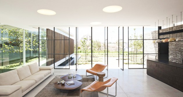 Contemporary Pavilion 2012 Residence by Pitsou Kedem Architects, Israel